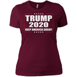 Donald Trump Keep America Great 2020 NL3900 Next Level Ladies' Boyfriend T-Shirt