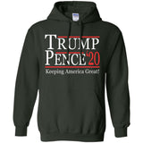 Trump pense keep America great 2020 G185 Gildan Pullover Hoodie 8 oz.