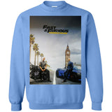 FAST AND FURIOUS 9 HOBBS AND SHAW movie poster t shirt G180 Gildan Crewneck Pullover Sweatshirt  8 oz.