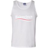 Balenciaga, Logo cotton T-shirt, Women, Black G220 Gildan 100% Cotton Tank Top