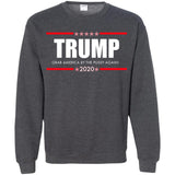Trump Grab America  By the Pussy Again t shirt G180 Gildan Crewneck Pullover Sweatshirt  8 oz.