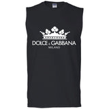 Dolce & Gabbana Men's Oversized Logo T-Shirt G270 Gildan Men's Ultra Cotton Sleeveless T-Shirt