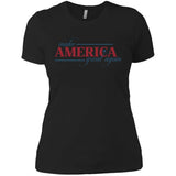 Make america great again NL3900 Next Level Ladies' Boyfriend T-Shirt