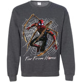 Far From Home Spider Man T shirt G180 Gildan Crewneck Pullover Sweatshirt  8 oz.