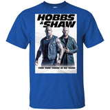 Hobbs & Shaw T-Shirt 2019 Movie HOT Fast&Furious Presents MEN-WOMEN Black-White G200B Gildan Youth Ultra Cotton T-Shirt