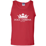 Dolce & Gabbana Men's Oversized Logo T-Shirt G220 Gildan 100% Cotton Tank Top
