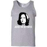Kamala Harris Justice for the peoples t shirt G220 Gildan 100% Cotton Tank Top