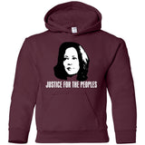 Kamala Harris Justice for the peoples t shirt G185B Gildan Youth Pullover Hoodie