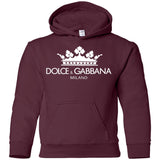 Dolce & Gabbana Men's Oversized Logo T-Shirt G185B Gildan Youth Pullover Hoodie