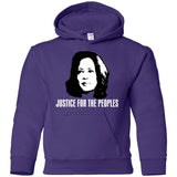 Kamala Harris Justice for the peoples t shirt G185B Gildan Youth Pullover Hoodie