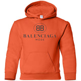 Balenciaga - Logo-print Cotton-jersey T-Shirt - White G185B Gildan Youth Pullover Hoodie