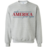 Make america great again G180 Gildan Crewneck Pullover Sweatshirt  8 oz.