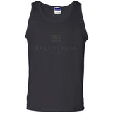 Balenciaga - Logo-print Cotton-jersey T-Shirt - White G220 Gildan 100% Cotton Tank Top