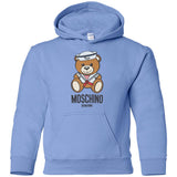 Moschino Man Azure T-Shirt Cotton G185B Gildan Youth Pullover Hoodie