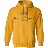 Balenciaga - Logo-print Cotton-jersey T-Shirt - White G185 Gildan Pullover Hoodie 8 oz.