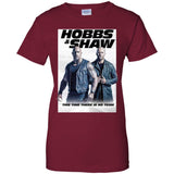 Hobbs & Shaw T-Shirt 2019 Movie HOT Fast&Furious Presents MEN-WOMEN Black-White G200L Gildan Ladies' 100% Cotton T-Shirt