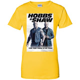 Hobbs & Shaw T-Shirt 2019 Movie HOT Fast&Furious Presents MEN-WOMEN Black-White G200L Gildan Ladies' 100% Cotton T-Shirt