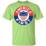 AMERICA FIRST! T shirt G200B Gildan Youth Ultra Cotton T-Shirt