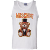 Moschino Circus Bear T-shirt Black - Black G220 Gildan 100% Cotton Tank Top
