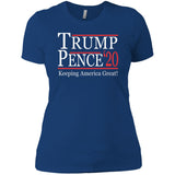 Trump pense keep America great 2020 NL3900 Next Level Ladies' Boyfriend T-Shirt