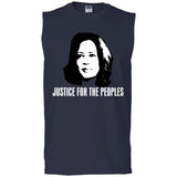 Kamala Harris Justice for the peoples t shirt G270 Gildan Men's Ultra Cotton Sleeveless T-Shirt