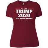 2020 Donald Trump Keep America Great NL3900 Next Level Ladies' Boyfriend T-Shirt