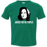 Kamala Harris Justice for the peoples t shirt 3321 Rabbit Skins Toddler Jersey T-Shirt