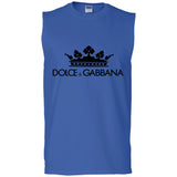 Dolce & Gabbana Crown D&G Logo Ringer Tee G270 Gildan Men's Ultra Cotton Sleeveless T-Shirt