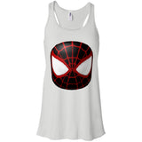 Spider man mask T Shirt B8800 Bella + Canvas Flowy Racerback Tank