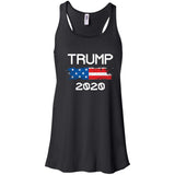 donaltrump 2020 T Shirt B8800 Bella + Canvas Flowy Racerback Tank