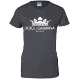 Dolce & Gabbana Men's Oversized Logo T-Shirt G200L Gildan Ladies' 100% Cotton T-Shirt