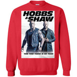 Hobbs & Shaw T-Shirt 2019 Movie HOT Fast&Furious Presents MEN-WOMEN Black-White G180 Gildan Crewneck Pullover Sweatshirt  8 oz.