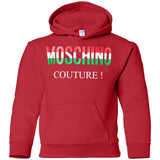 Moschino - Couture logo T-shirt - men - Cotton - 50 - Black G185B Gildan Youth Pullover Hoodie