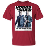 Hobbs & Shaw T-Shirt 2019 Movie HOT Fast&Furious Presents MEN-WOMEN Black-White G200B Gildan Youth Ultra Cotton T-Shirt