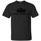 Dolce & Gabbana Crown D&G Logo Ringer Tee G200 Gildan Ultra Cotton T-Shirt