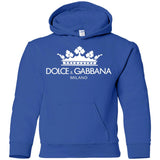 Dolce & Gabbana Men's Oversized Logo T-Shirt G185B Gildan Youth Pullover Hoodie