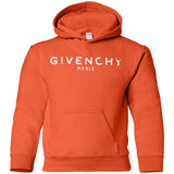 Givenchy Men's Destroyed Logo Graphic T-Shirt, Black, Men's G185B Gildan Youth Pullover Hoodie
