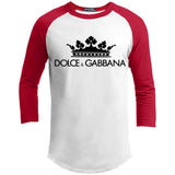 Dolce & Gabbana Crown D&G Logo Ringer Tee T200 Sport-Tek Sporty T-Shirt