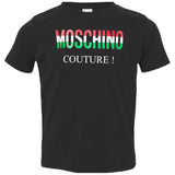 Moschino - Couture logo T-shirt - men - Cotton - 50 - Black 3321 Rabbit Skins Toddler Jersey T-Shirt