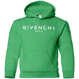 Givenchy Men's Destroyed Logo Graphic T-Shirt, Black, Men's G185B Gildan Youth Pullover Hoodie