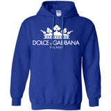 Dolce & Gabbana Men's Oversized Logo T-Shirt G185 Gildan Pullover Hoodie 8 oz.