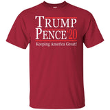 Trump pense keep America great 2020 G200B Gildan Youth Ultra Cotton T-Shirt