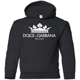 Dolce & Gabbana Men's Oversized Logo T-Shirt G185B Gildan Youth Pullover Hoodie