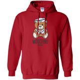 Moschino Man Azure T-Shirt Cotton G185 Gildan Pullover Hoodie 8 oz.
