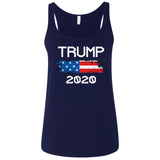 donaltrump 2020 T Shirt 6488 Bella + Canvas Ladies' Relaxed Jersey Tank