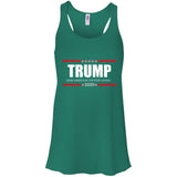 Trump Grab America  By the Pussy Again t shirt B8800 Bella + Canvas Flowy Racerback Tank
