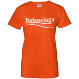 Balenciaga, Logo cotton T-shirt, Women, Black G200L Gildan Ladies' 100% Cotton T-Shirt