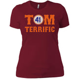 Tom Terrific Patriots t shirt NL3900 Next Level Ladies' Boyfriend T-Shirt
