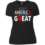 Keep American great 2020 NL3900 Next Level Ladies' Boyfriend T-Shirt