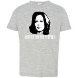 Kamala Harris Justice for the peoples t shirt 3321 Rabbit Skins Toddler Jersey T-Shirt